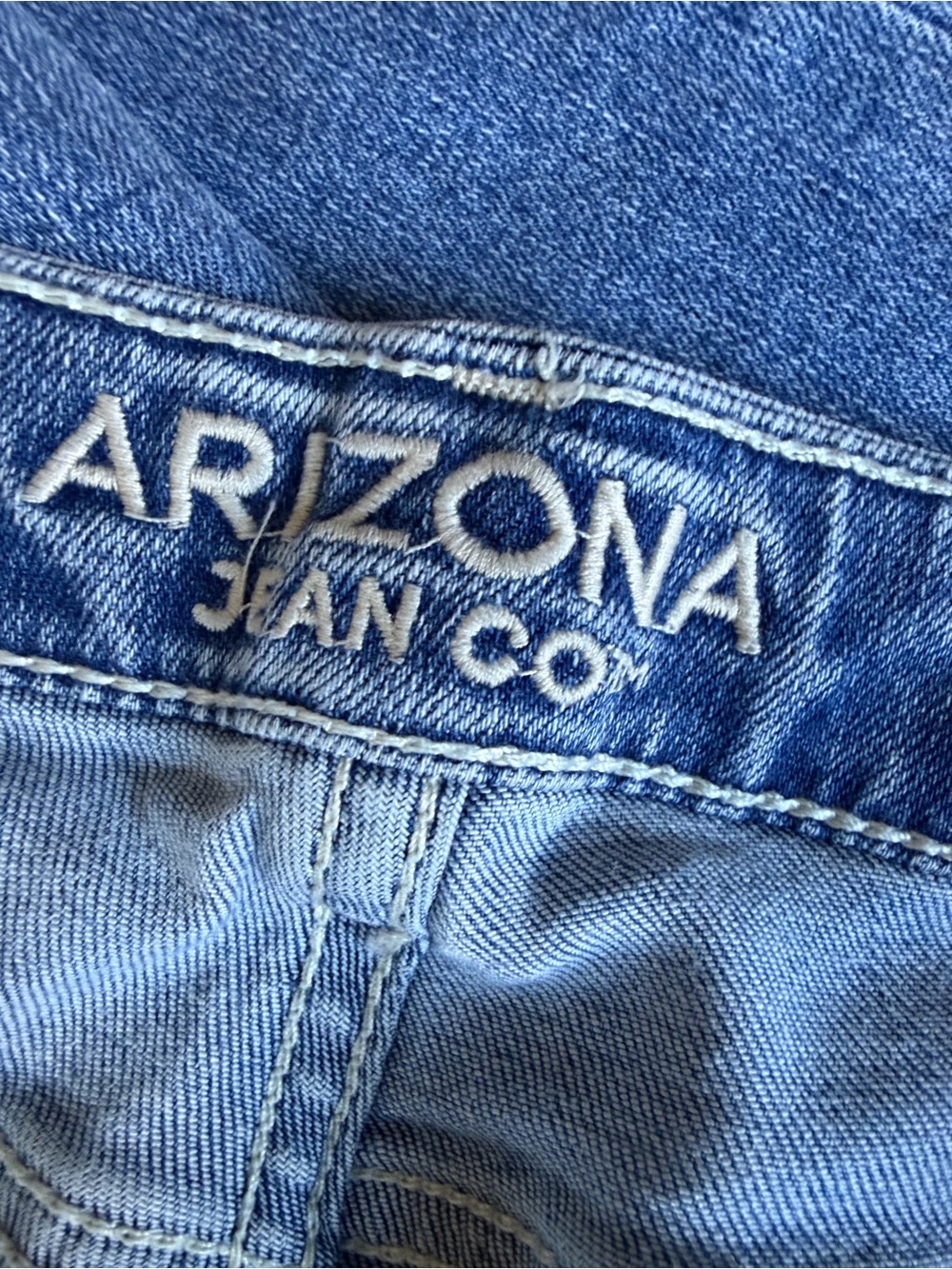 Arizona Jean Co. Mid Rise Bootcut Distressed Jeans - Picture 5 of 7